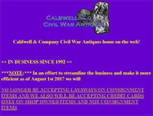 Tablet Screenshot of caldwellandcompany.net